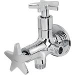 Evita Two Way Angle Valve with Wall Flange,Faucets-Taps